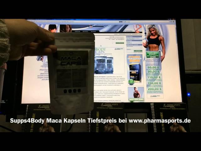 Supps4Body Maca Caps 2400mg Kapseln zum Tiefstpreis bei Pharmasports