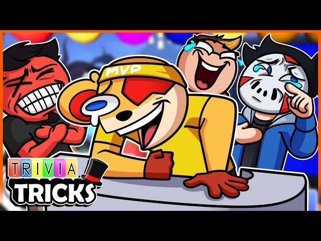 OUR FUNNNIEST TRIVIA TRICKS YET!!! [TRIVIA TRICKS] w/Cartoonz, Delirious, Kyle