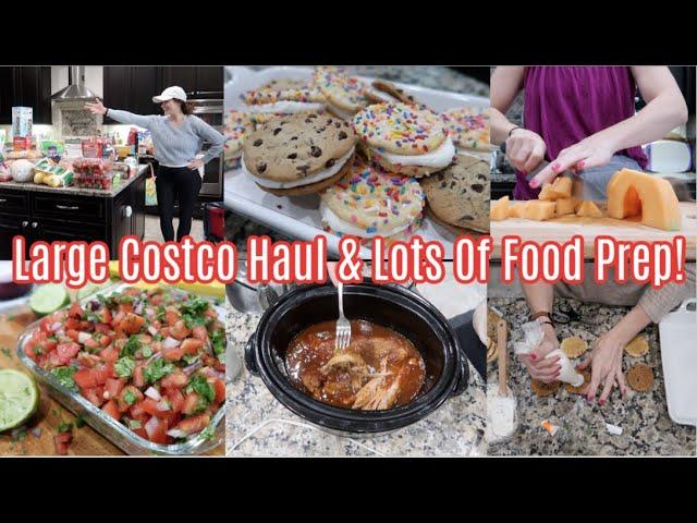 Large Costco Haul & Lots of Food Prep! Crap, I Forgot The Prices! Oh Well. So Much More To Enjoy!