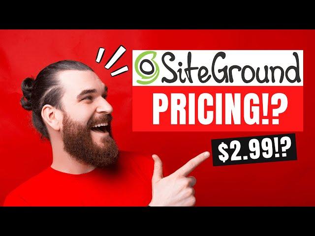 SiteGround Pricing Explained (2024)  How Much Does SiteGround Really Cost!?