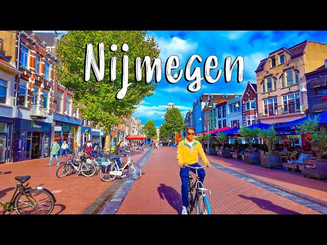 Nijmegen Netherlands, walking tour 4k, 2024