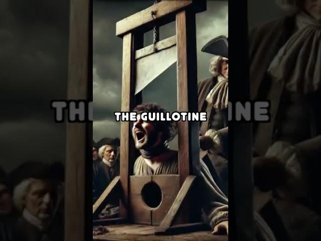 French Execution device: The Guillotine? #history #france #education