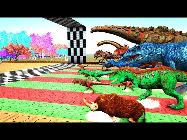 ARK 1 ALL CREATURES RACE | ARK'S FINAL RACE