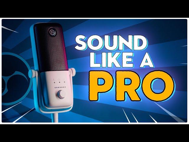 Make Any Microphone Sound Professional In OBS Studio | Mic Settings & Filters Setup