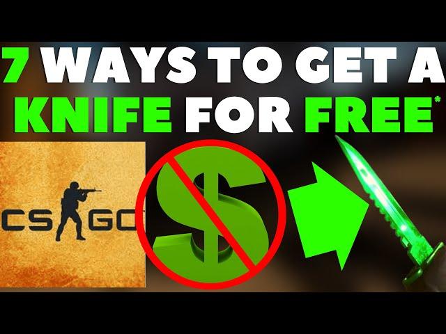 7 Ways To Get A FREE CSGO KNIFE Super FAST In 2023