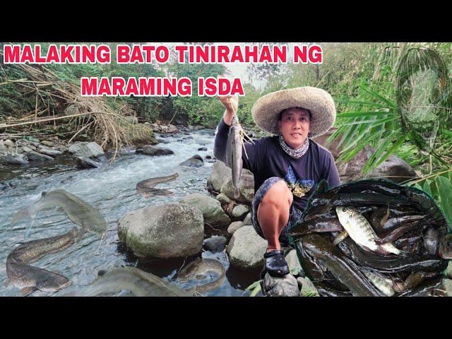 Malaking Bato pugad ng isda Jackpot sa dami ng huli isda Gitna ng Gubat Tirahan Ng Ibang nilalang ..