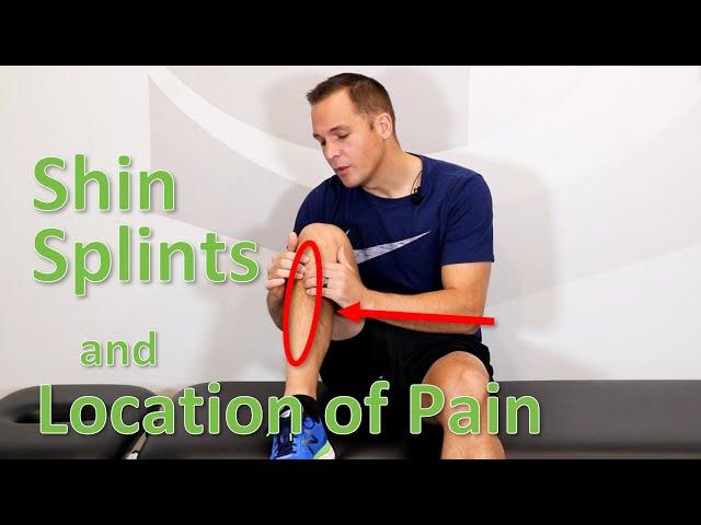 Shin splints and Location - Tips from a physiotherapist and avid runner.