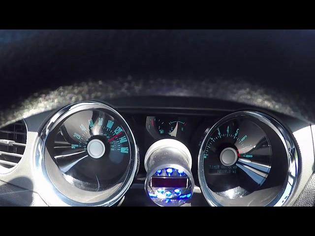 Acceleration 0 to 120 MPH in 1,584ft, 17sec. and 3 gears, 2012 Mustang 3.7 V6, E85, 2.73 gears