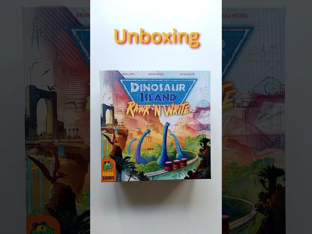 Dinosaur Island Rawr'n'write | unboxing