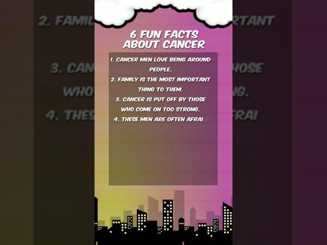 6 Fun Facts About Cancer Men #lalazodiac #zodiac #zodiacsign #astrology #short #zodiacs #zodiacsigns