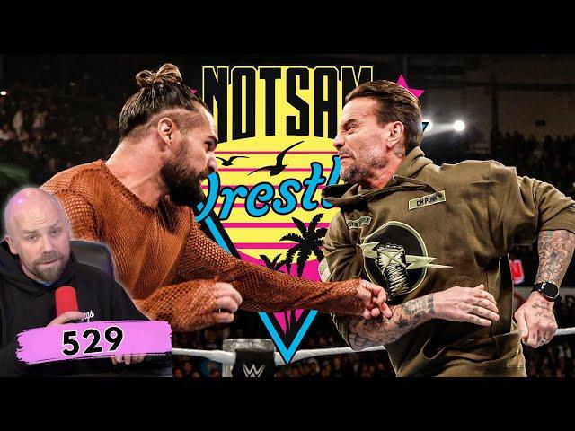 CM Punk & Seth Rollin Raise Fists - Kevin Owens & The Car Interview | Notsam Wrestling 529