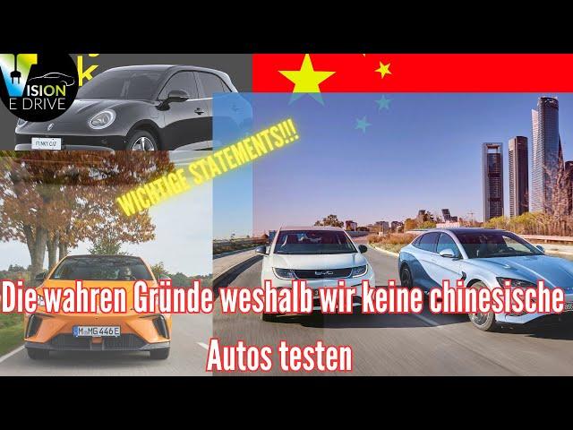 Warum keine China Autos auf unserem Kanal und weitere Fragen [Deutsch 4K] | Vision E Drive Nr.240