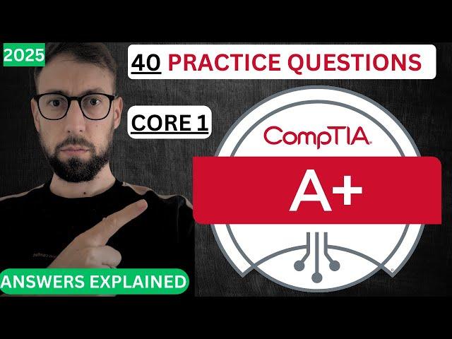 CompTIA A+ Certification Practice Test 2025 (Exam 220-1101) (40 Questions with Explained Answers)