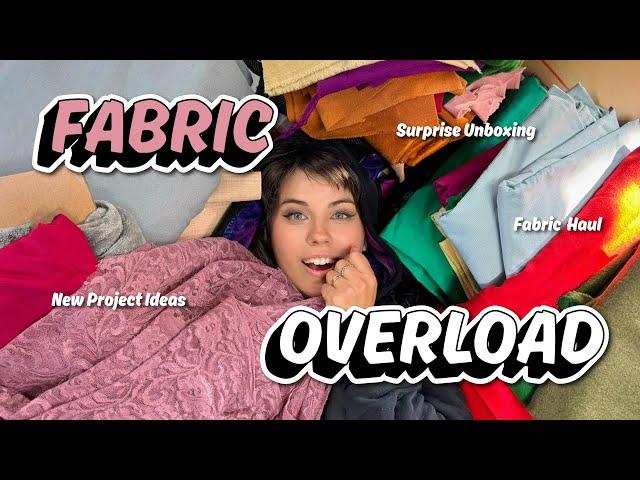 Massive Fabric Haul Unboxing  Overwhelmed with Excitement!