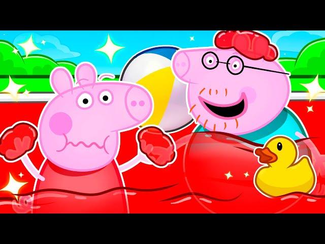 We FILLED OUR POOL with JELLO in Roblox!