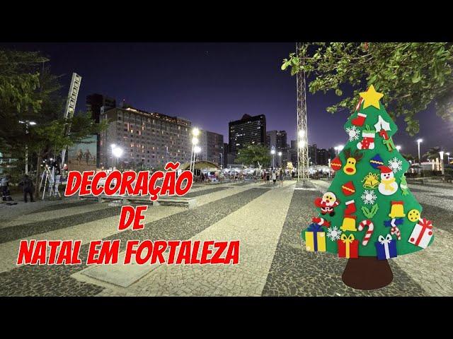 MOSTRANDO A VOCÊS  UM POUCO DA DECORAÇÃO DE NATAL EM FORTALEZA 26.11.2024