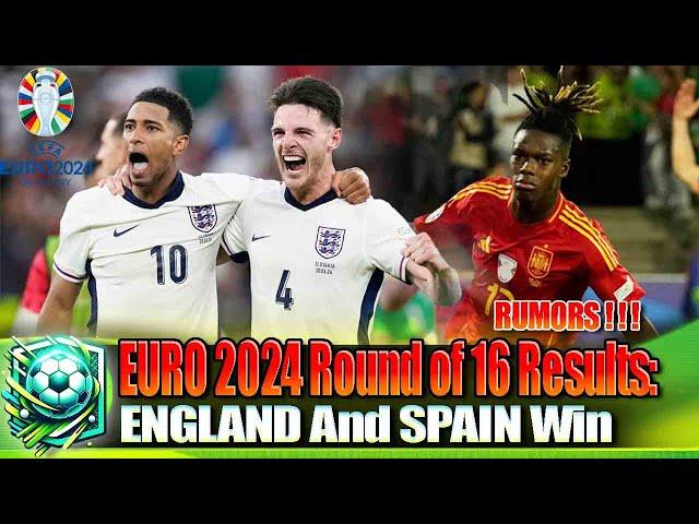 EURO 2024 Round of 16 Results: England Comeback Against Slovakia | Spain Easily Defeats Georgia