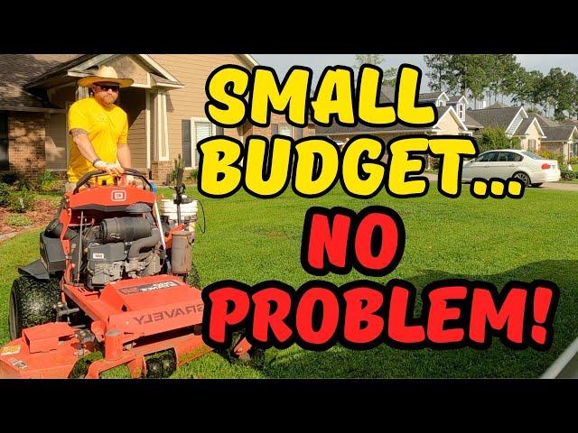 Bootstrapping a Lawn Business Startup with Just $3,000?!