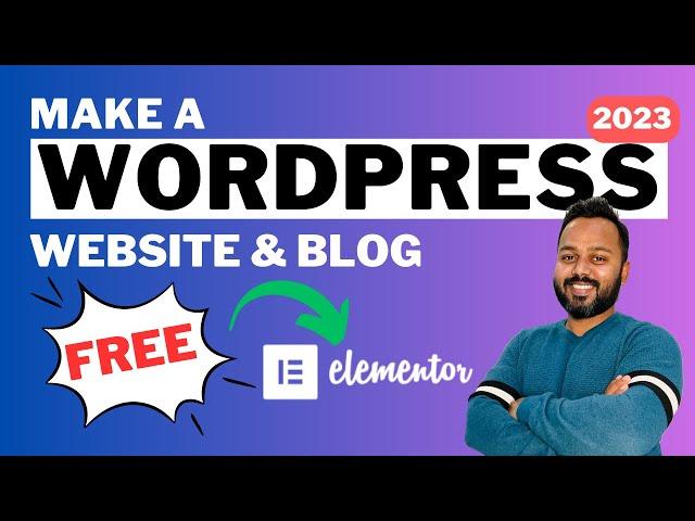 WordPress Tutorial for Beginners 2023 | How to Make a WordPress Website for Beginners