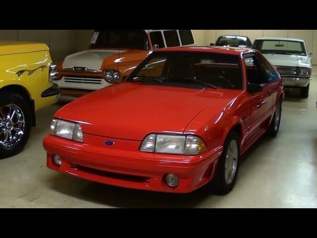 1993 Ford Mustang GT 5.0 Five-Speed Nice Low Mileage Fox Body Startup and Walkaround