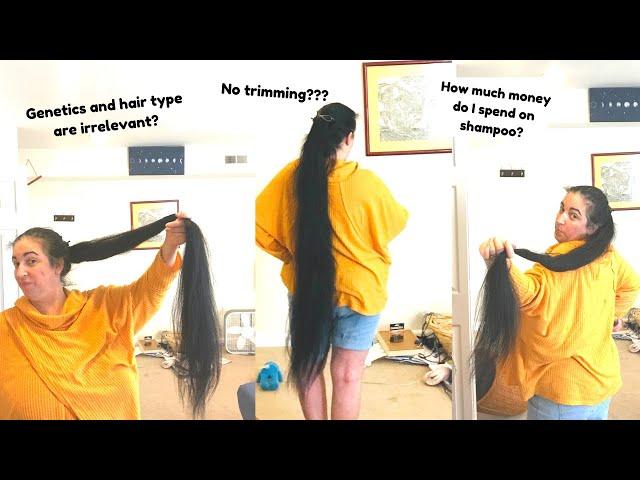 How To Grow Long Hair - Updated Haircare Routine #kneelengthhair #longhair #longhaircommunity