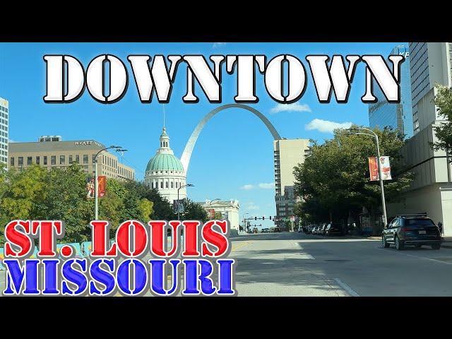 St. Louis - Missouri - 4K Downtown Drive