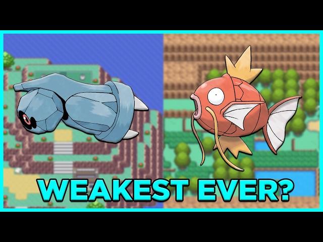 What's The WEAKEST Pokemon Of All Time?