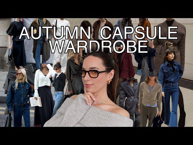 HOW TO BUILD A 10 PIECE CAPSULE AUTUMN WARDROBE | Classic highstreet basics & my wardrobe essentials