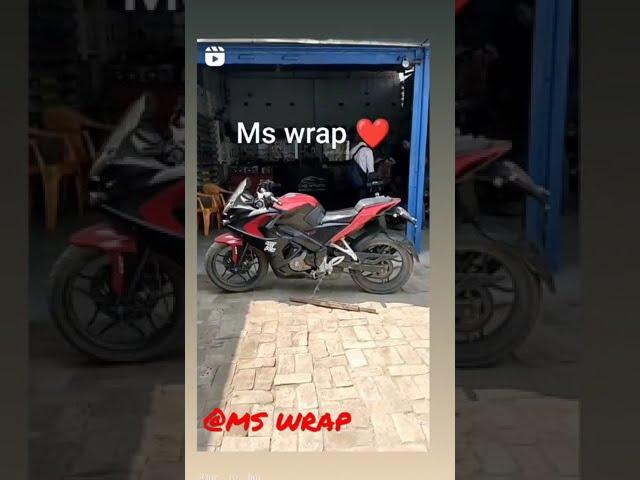 pulser Rs200 modify new look by Ms wrap modification