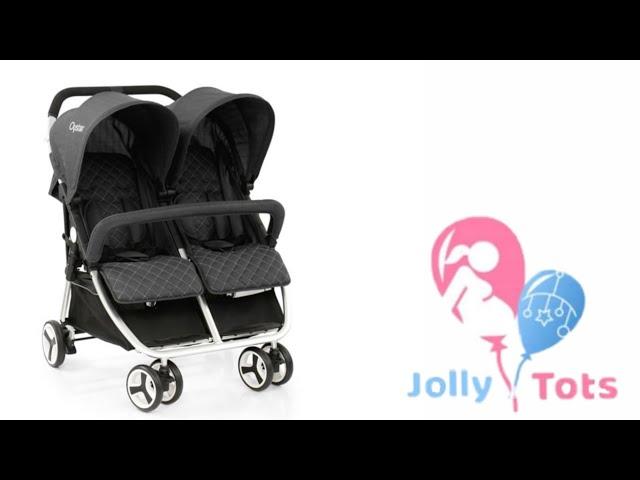 BEST PUSHCHAIR FOR TWINS! Setup and Demonstration of Oyster Twin! (Jolly Tots)
