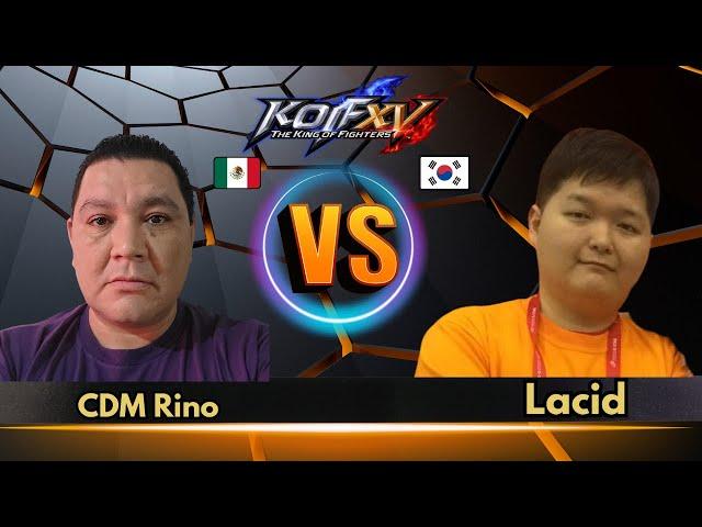 KOFXV EVO week LACID Vs CDM RINO - King of Fighters XV