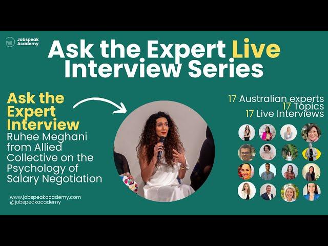 Ruhee Meghani, Allied Collective on the Psychology of Salary Negotiation #asktheexpert