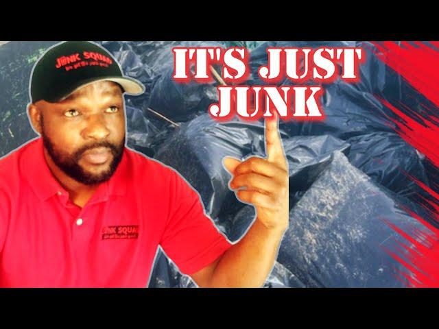 HAND UNLOADING JUNK⁉️ DUMPSTER RENTALS NEAR ME, JUNK REMOVAL VLOG