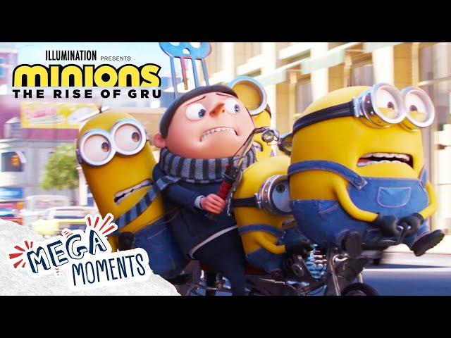 A Very Villainous Chase! ️| Minions : The Rise Of Gru | Extended Preview | Movie | Mega Moments