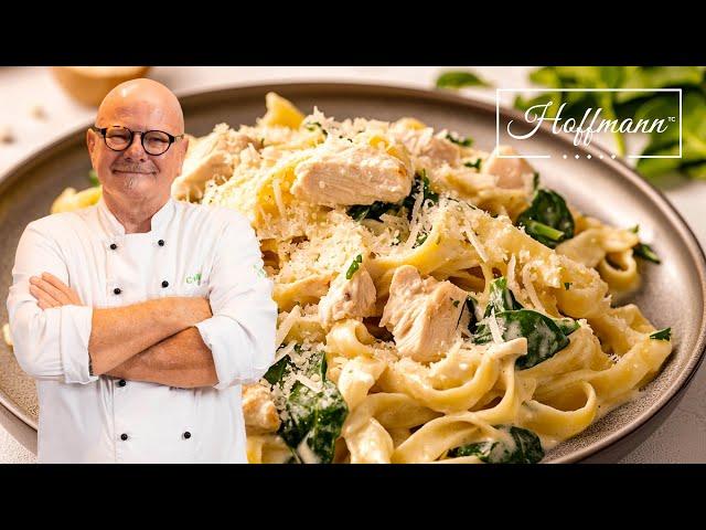 Saftiges Hähnchen mit cremiger Zitronensauce I Sommergericht, Pasta, schnelle Küche @CALLEkocht