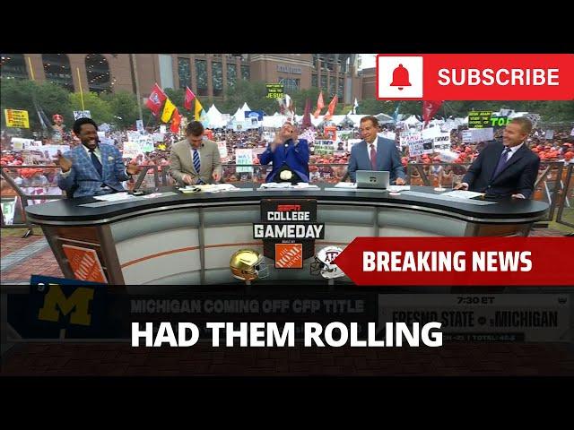 Nick Saban Had College GameDay Panel Rolling After This Comment