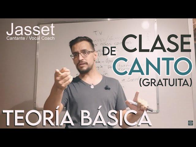 Clase de canto (Gratuita) - Teoría Básica