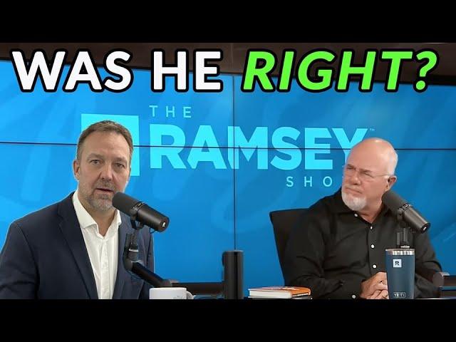 Dave Ramsey was ABSOLUTELY ROASTED for this...