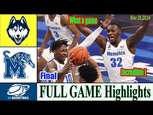 UConn vs Memphis [ FINAL GAME ] Nov 25,2024 | College basketball 2024 | NCAA basketball Today