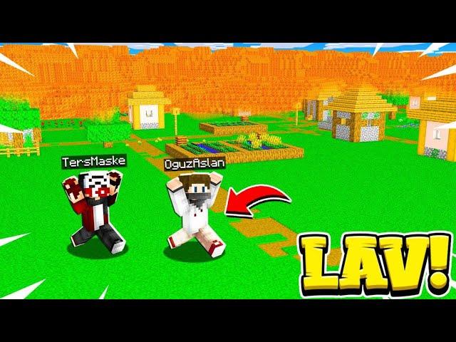 MİNECRAFT'ta ZIPLARSAM LAV YÜKSELİR - Minecraft