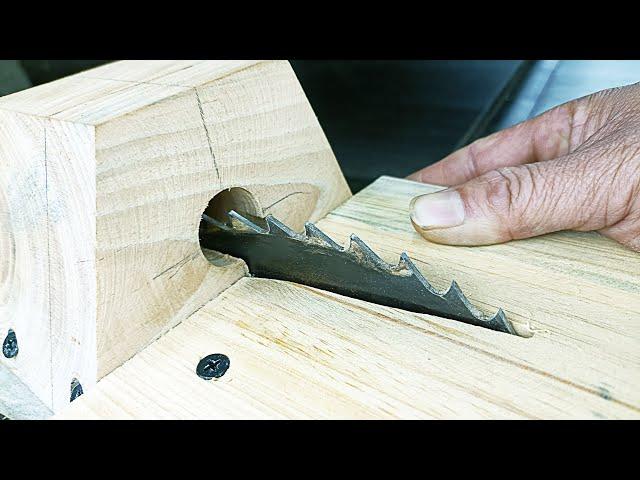 Millions carpenters don't know! how to round wood with circular saw blade on combination wood planer