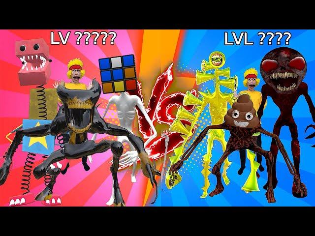 Team Siren Head VS Cartoon Cat VS josh VS poppy playtime4 monster battle