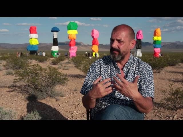 Artist Ugo Rondinone on "Seven Magic Mountains"