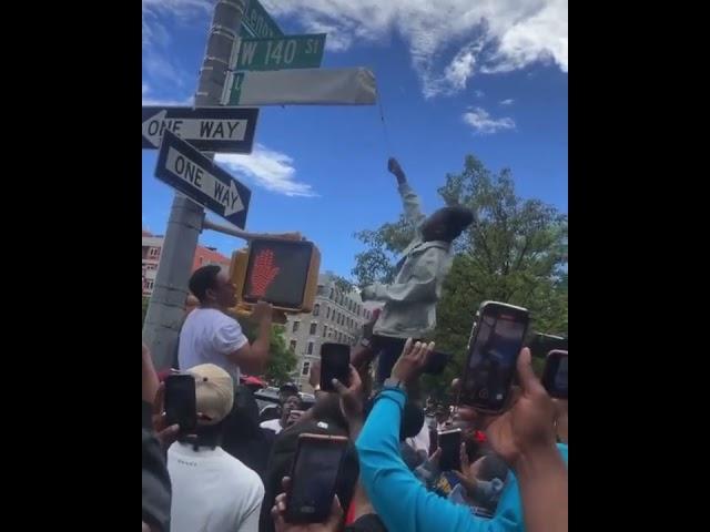 Big L gets a street named after him in Harlem