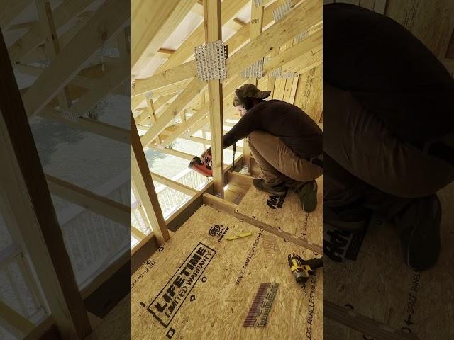 Loft build loading… #diy #logbuilding #construction #wood #lumbar #buildingahouse #hardwork