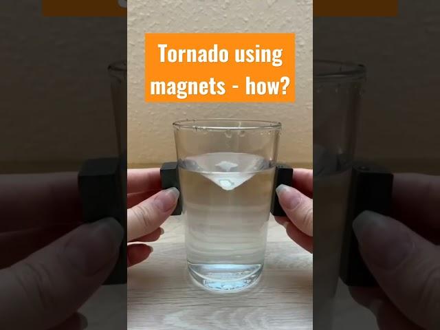 TORNADO using magnets | how ? | physics trick