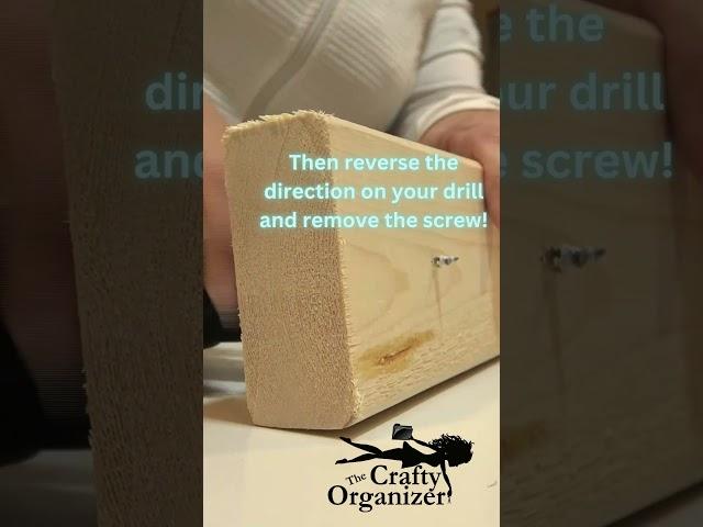 How to remove a stripped screw   #diy #home #renovation #fixerupper