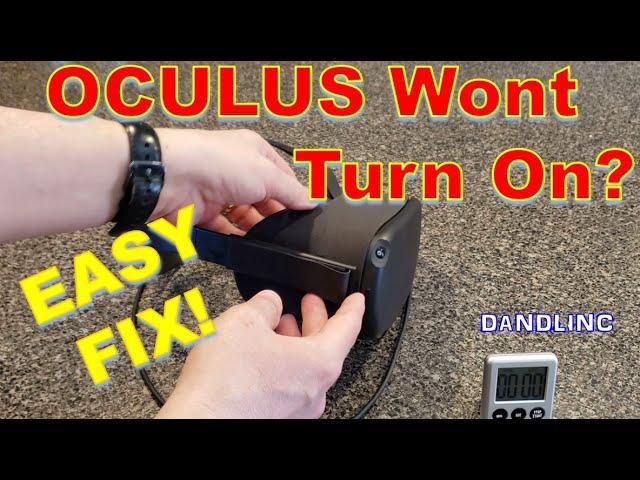 Oculus Quest Headset Wont Turn On (EASY QUICK FIX!)