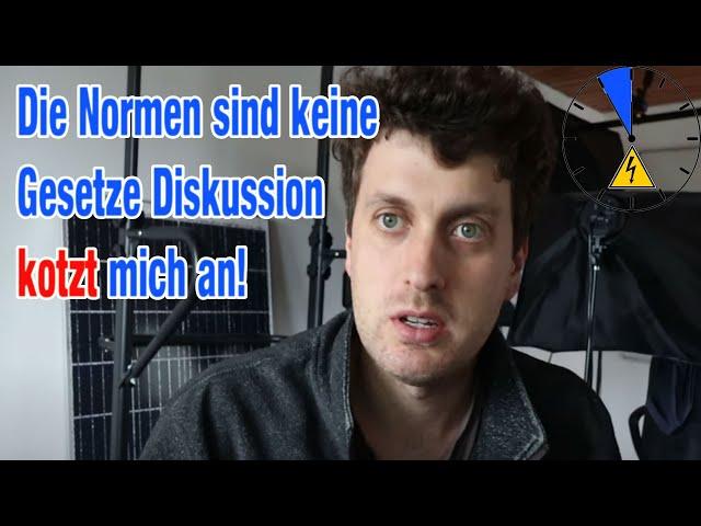 Normen sind keine Gesetze? VDE Pfuscher am Werk!