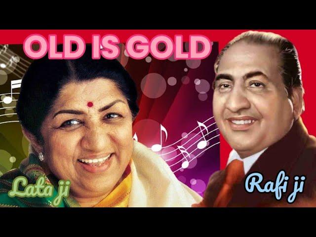 old is gold! Lata ji !md Rafi sahab #mp3 music#oldsong